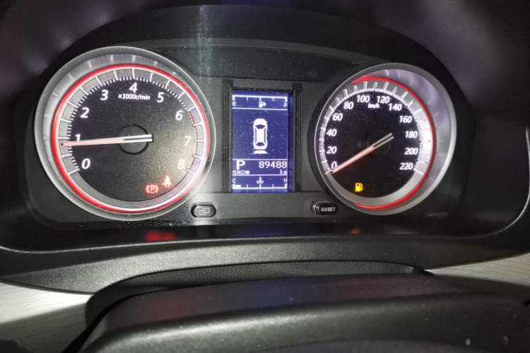 Used FORTHING Joyear X5 2017 Jingxiang Series 1.5T CVT Luxury Model Odometer Close Up