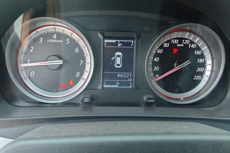 Used FORTHING Joyear X5 2017 1.6L Manual Luxury Model Odometer Close Up