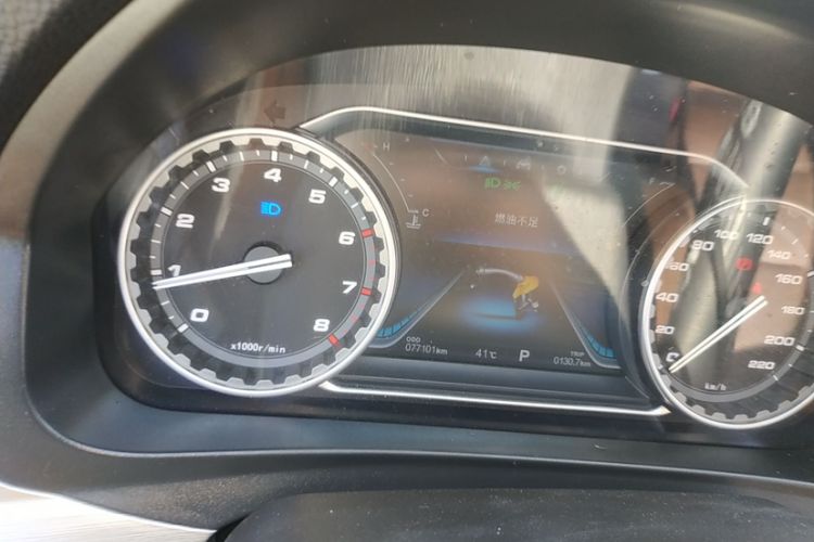 Used FORTHING Joyear X5 2017 Jingxiang Series 1.5T CVT Luxury Model Odometer Close Up