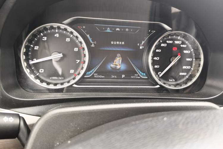 Used FORTHING Joyear X5 2017 Jingxiang Series 1.5T CVT Luxury Model Odometer Close Up