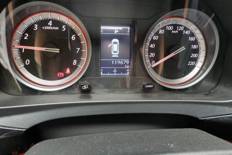 Used FORTHING Joyear X5 2018 Enjoy Series 1.6L Manual Enjoy Model Odometer Close Up