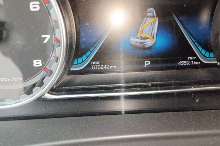 Used FORTHING Joyear X6 2017 Jingxiang Series 1.5T CVT Luxury Model Odometer Close Up