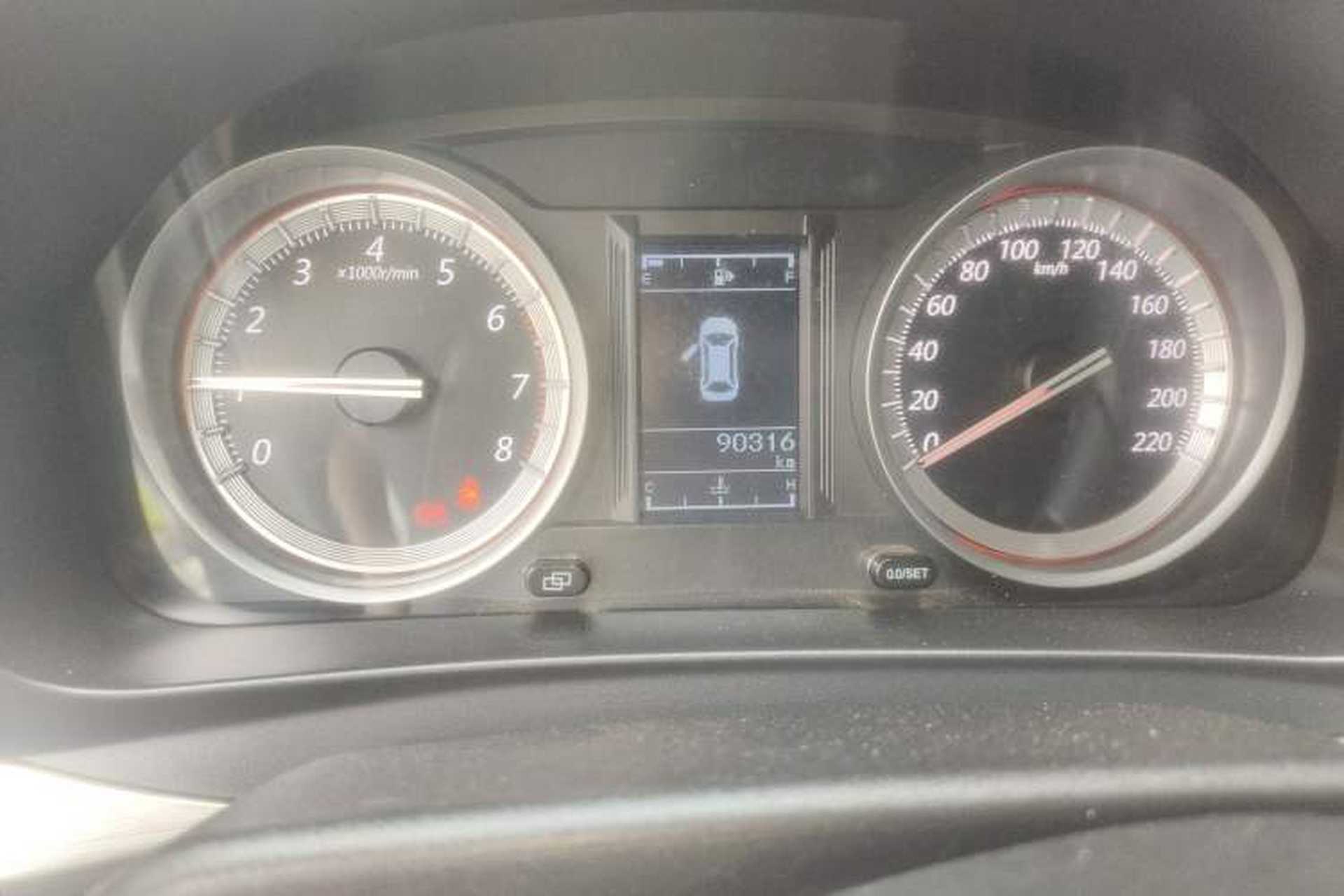 Used FORTHING Joyear X6 2017 Enjoy Series 1.5T Manual Luxury Model Odometer Close Up