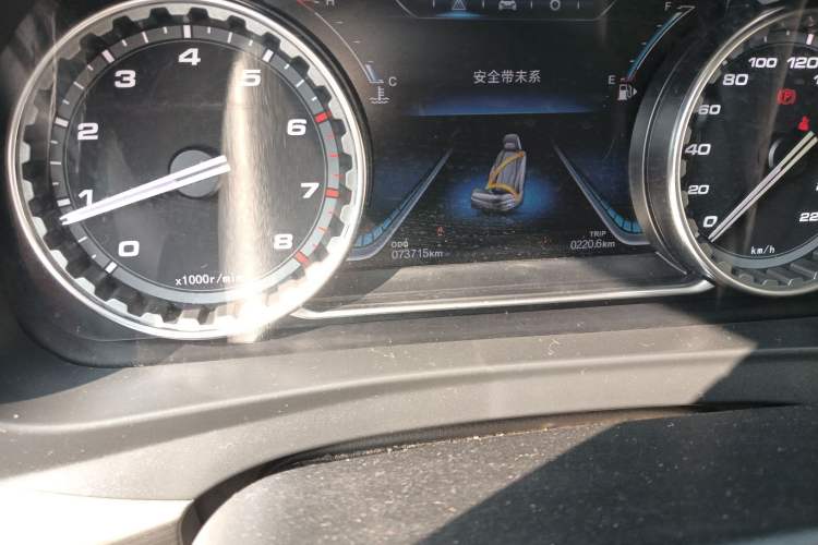 Used FORTHING Joyear X6 2017 Jingxiang Series 1.5T Manual Luxury Model Odometer Close Up