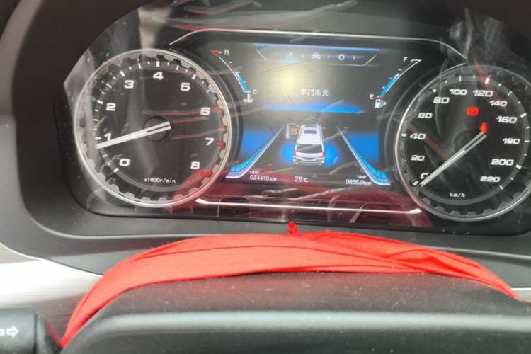 Used FORTHING Joyear X6 2017 Jingxiang Series 1.5T Manual Luxury Model Odometer Close Up