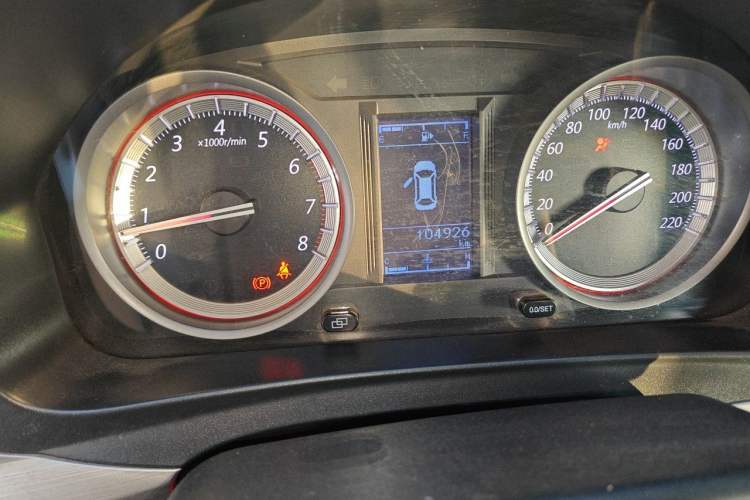 Used FORTHING Joyear X6 2017 Jingxiang Series 2.0L Manual Luxury Model Odometer Close Up