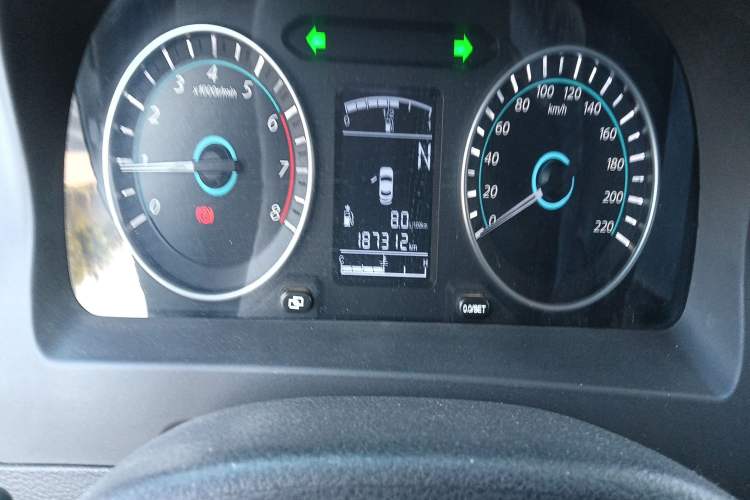 Used FORTHING Joyear XV 2016 1.6L CVT Luxury Model Odometer Close Up