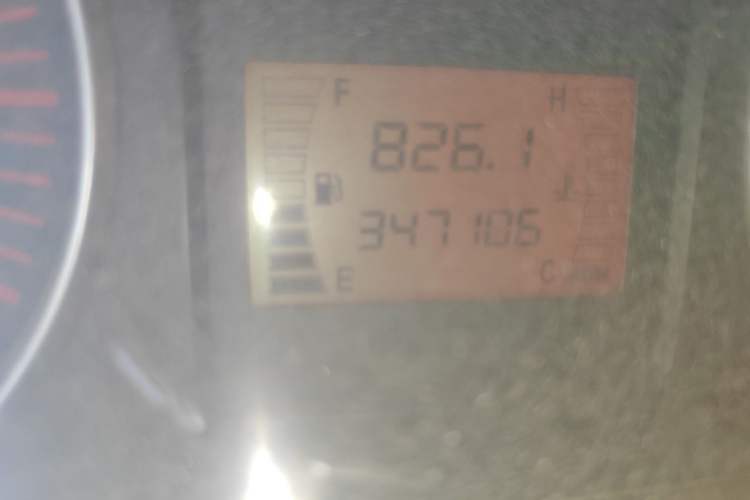 Used FORTHING Lingzhi  Odometer Close Up