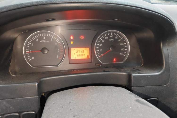 Used FORTHING Lingzhi  Odometer Close Up