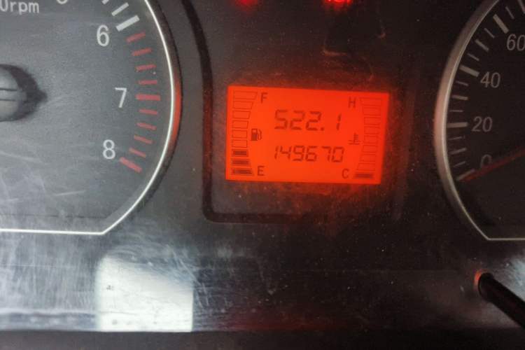 Used FORTHING Lingzhi 2015 V3 1.5L 5-Seater Special Offer Model Odometer Close Up