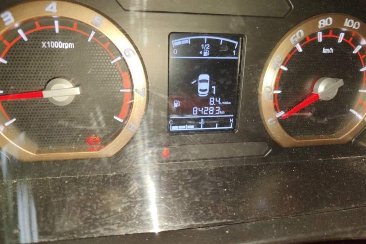 Used FORTHING Lingzhi 2017 M5L 1.6L 7-Seater Standard Model Odometer Close Up