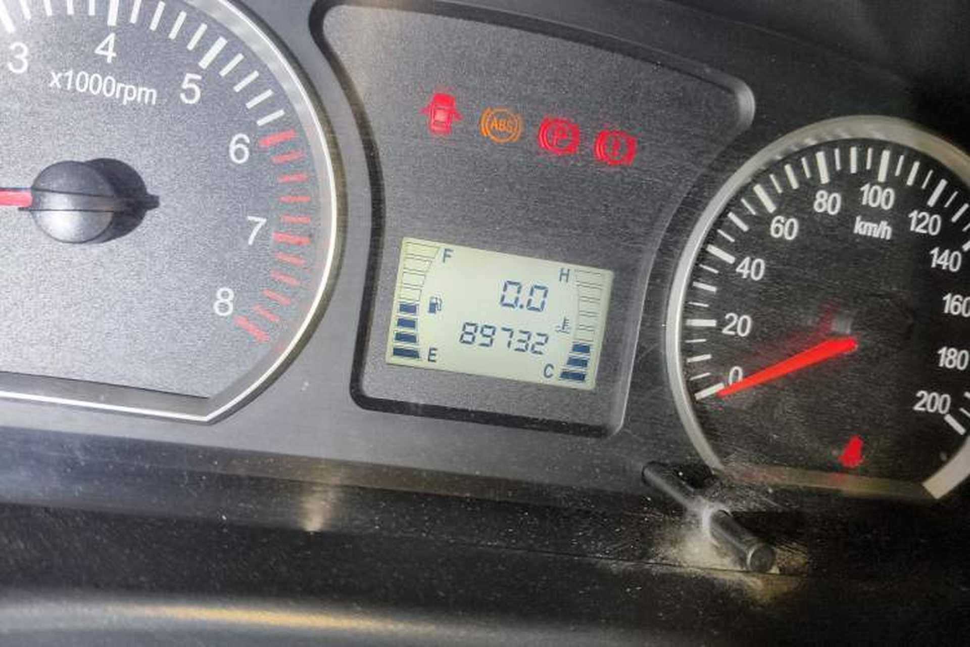 Used FORTHING Lingzhi  Odometer Close Up