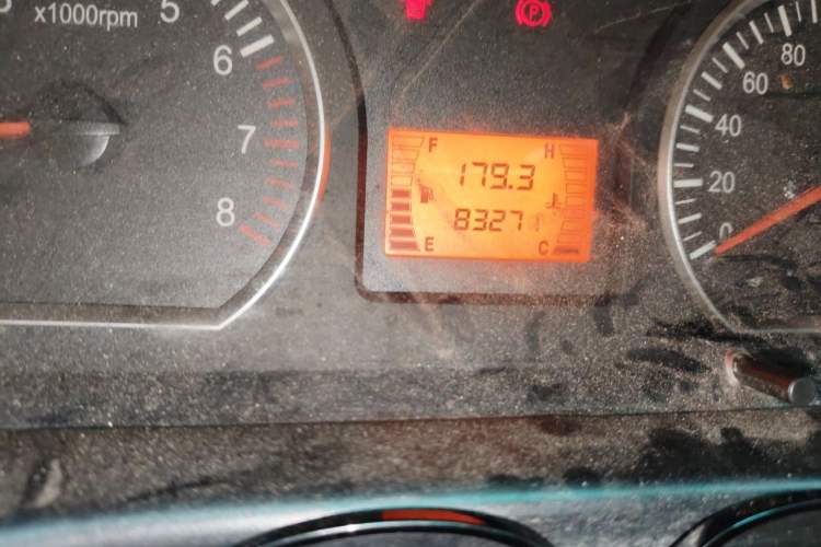 Used FORTHING Lingzhi 2018 V3L 1.6L 2-Seat Logistics Version Odometer Close Up