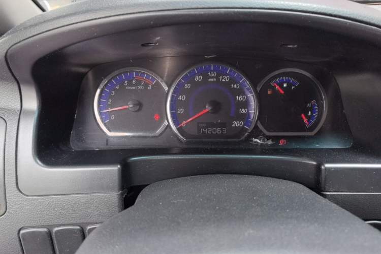 Used FORTHING Lingzhi 2018 M3 1.5L 5-Seat Base Model Odometer Close Up
