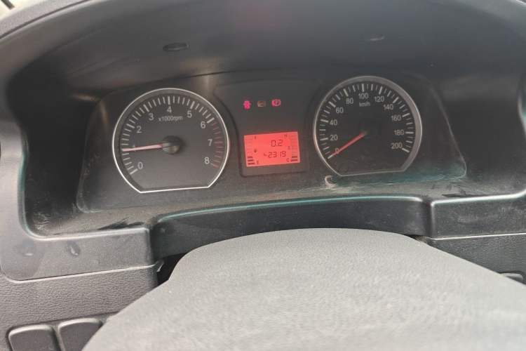 Used FORTHING Lingzhi 2018 V3L 1.6L 2-Seat Logistics Version Odometer Close Up