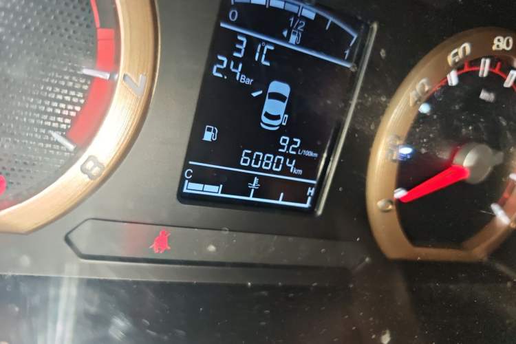 Used FORTHING Lingzhi 2019 Facelifted M5L 1.6L 7-Seater Base Model China VI Standard Odometer Close Up