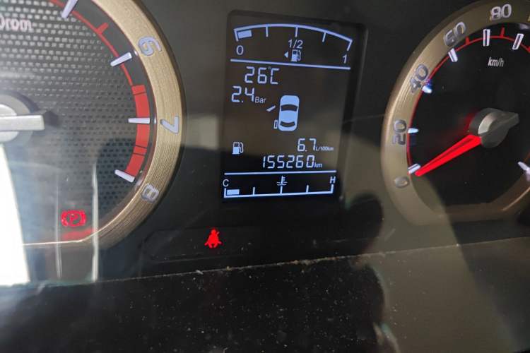 Used FORTHING Lingzhi 2019 M5L 1.6L 7-Seater Exclusive Model China VI Standard Odometer Close Up