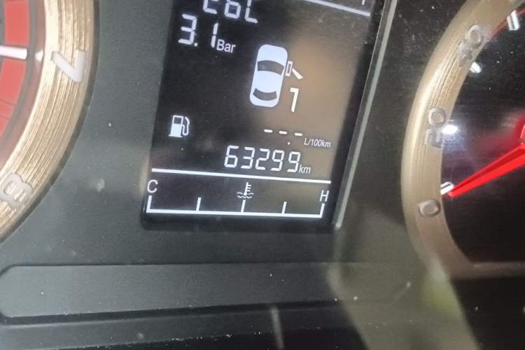 Used FORTHING Lingzhi 2019 M5L 1.6L 7-Seater Base Model China VI Standard Odometer Close Up