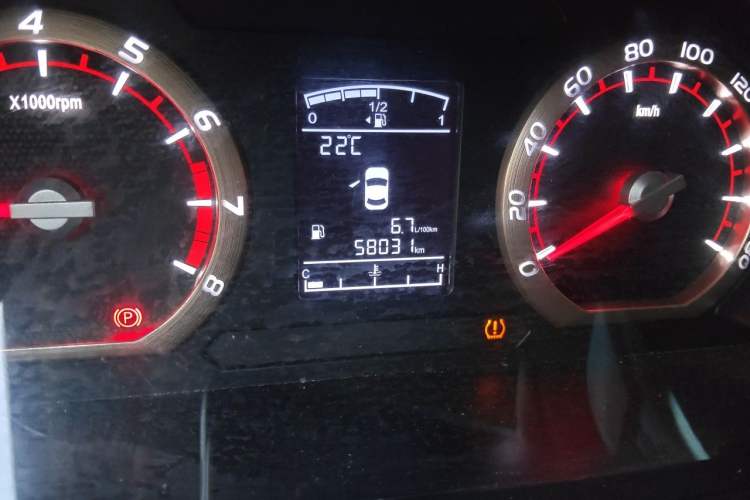 Used FORTHING Lingzhi 2019 M5L 1.6L 7-Seater Exclusive Model China VI Standard Odometer Close Up