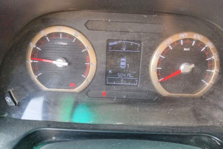 Used FORTHING Lingzhi 2019 V3 1.6L 2-Seat Standard Model China VI Odometer Close Up