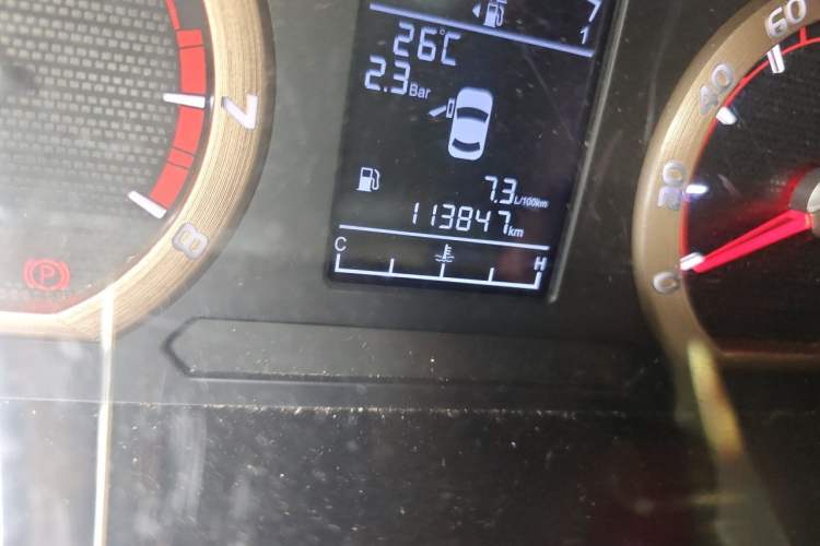 Used FORTHING Lingzhi 2019 Facelifted M5L 1.6L 9-Seater Base Model China VI Standard Odometer Close Up
