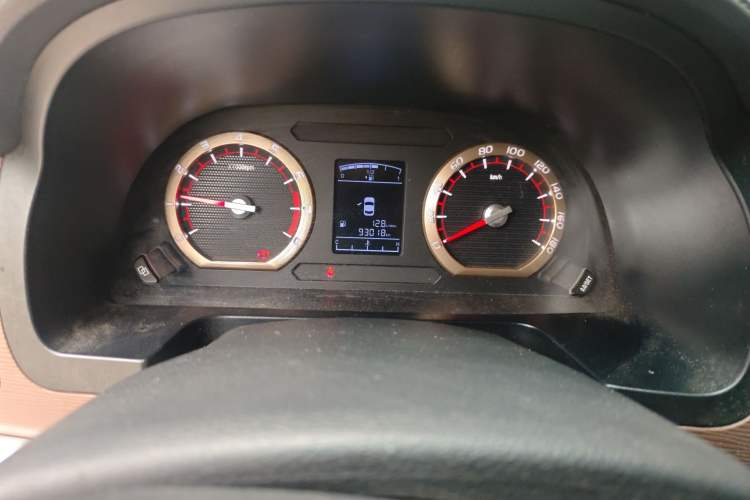 Used FORTHING Lingzhi 2019 V3 1.6L 2-Seat Standard Model China VI Odometer Close Up