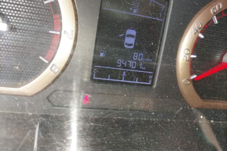 Used FORTHING Lingzhi 2019 V3 1.6L 2-Seat Standard Model China VI Odometer Close Up