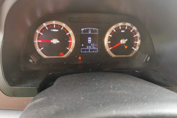Used FORTHING Lingzhi 2019 V3 1.6L 2-Seat Standard Model China VI Odometer Close Up
