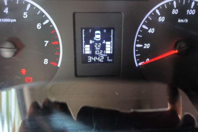 Used FORTHING Lingzhi 2020 M5L 1.6L Utility Model Odometer Close Up