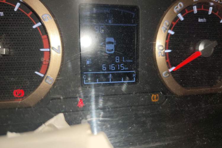 Used FORTHING Lingzhi 2020 M5L 1.6L Base Model 9 Seats Odometer Close Up
