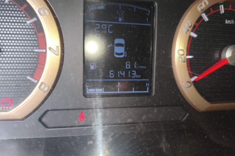 Used FORTHING Lingzhi 2020 M5L 1.6L Base Model 7 Seats Odometer Close Up