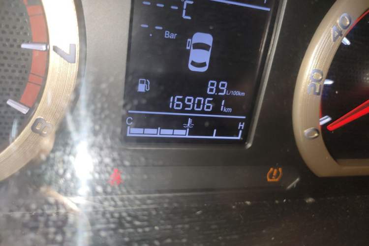 Used FORTHING Lingzhi  Odometer Close Up