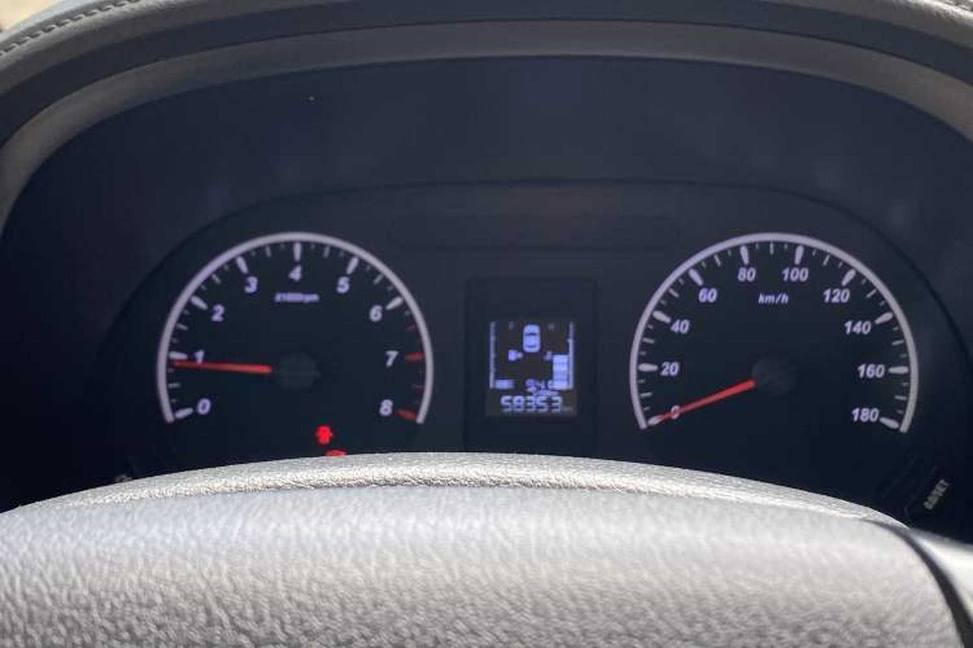 Used FORTHING Lingzhi 2021 M5L 2.0L Utility Model Odometer Close Up