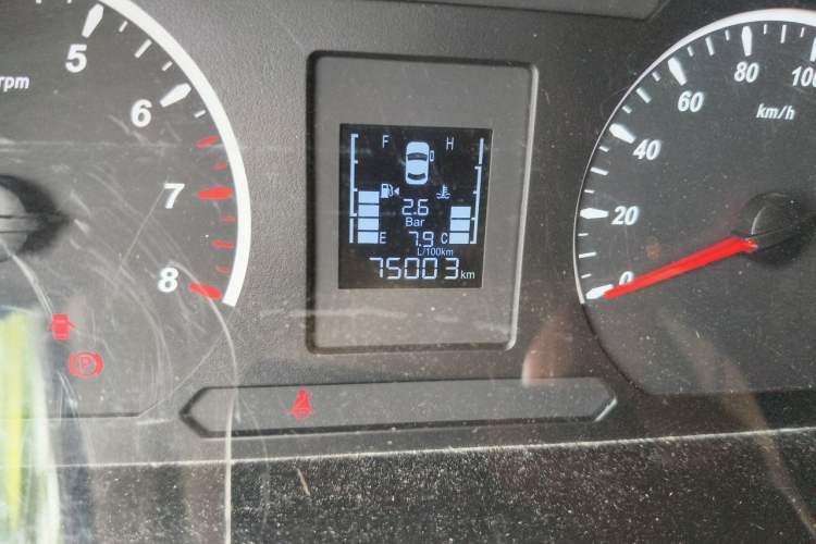 Used FORTHING Lingzhi 2022 M5 1.6L Practical 7-Seater Odometer Close Up