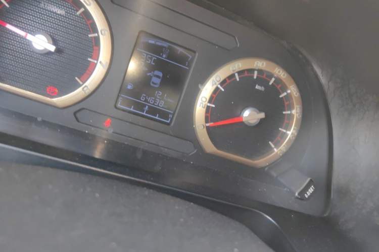 Used FORTHING Lingzhi 2022 Striving Version M5L 1.6L Base Model 9-Seater Odometer Close Up