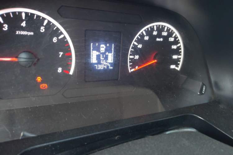 Used FORTHING Lingzhi 2024 M5L 1.5T Manual Base Model 7 Seats Odometer Close Up