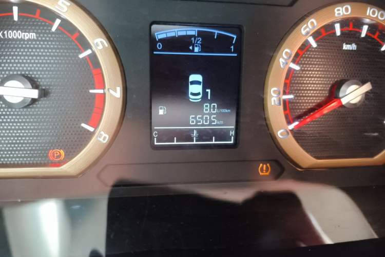 Used FORTHING Lingzhi 2025 M5 1.6L Long Wheelbase Comfort Version 9-Seater Odometer Close Up