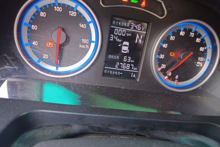 Used FORTHING Lingzhi M5 2020 Comfort Model 7 Seats Odometer Close Up