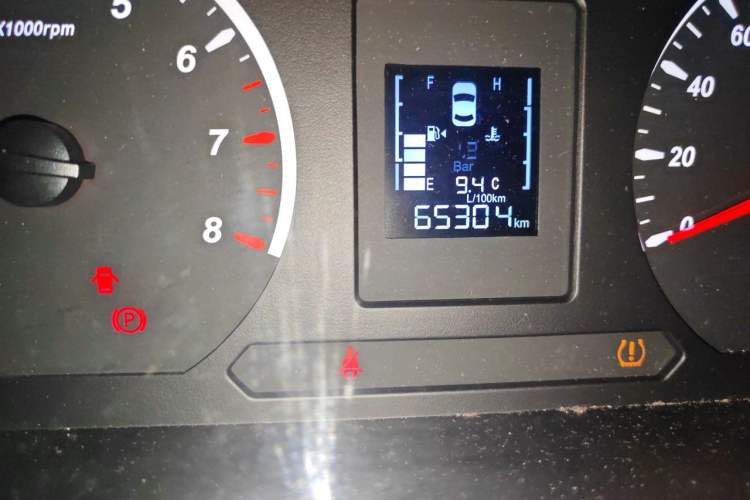Used FORTHING Lingzhi PLUS 2021 2.0L Manual Comfort Version 7 Seats Odometer Close Up