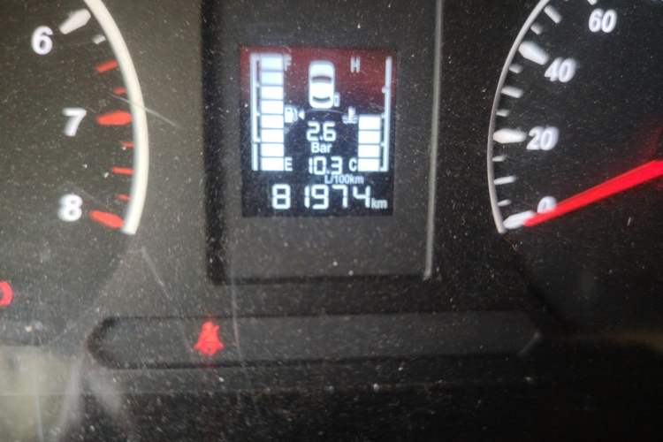 Used FORTHING Lingzhi PLUS 2021 Travel Edition 2.0L Manual Luxury Version 9 Seats Odometer Close Up