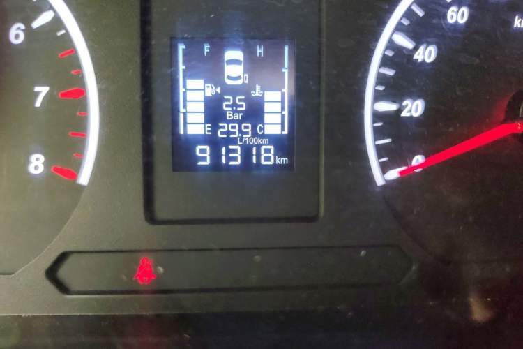 Used FORTHING Lingzhi PLUS 2021 Travel Edition 2.0L Manual Luxury 7-Seater Odometer Close Up