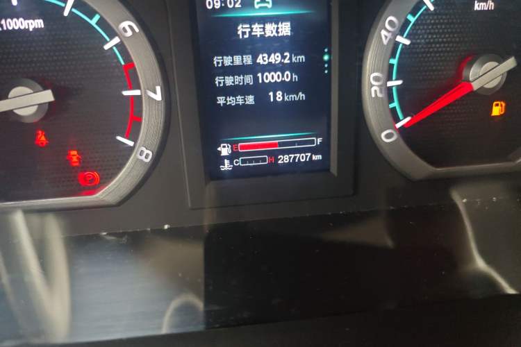 Used FORTHING Lingzhi PLUS 2021 2.0L Manual Standard Version CNG-Powered 9-Seater Odometer Close Up