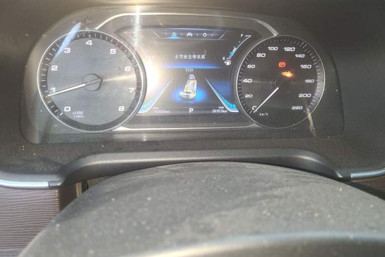 Used FORTHING M7 2019 2.0T Automatic Prestige Edition Odometer Close Up