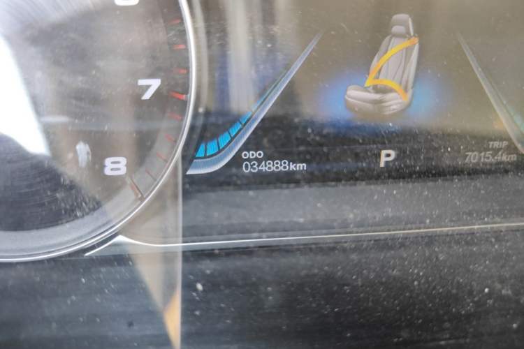 Used FORTHING M7 2022 Lingjue Model 2.0T Automatic Marquis Edition Odometer Close Up