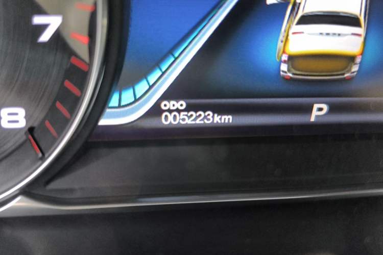 Used FORTHING M7 2022 Lingjue Model 2.0T Automatic Marquis Edition Odometer Close Up