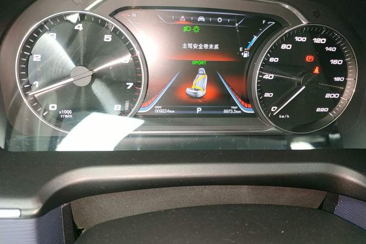 Used FORTHING M7 2022 Lingjue Model 2.0T Automatic Marquis Edition Odometer Close Up