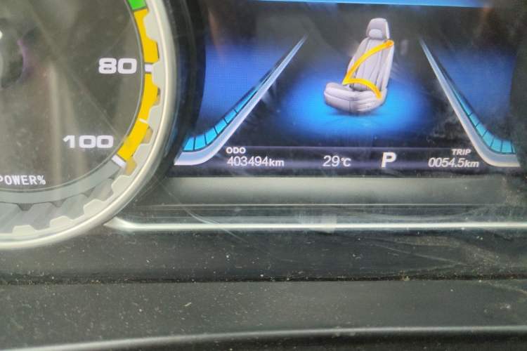 Used FORTHING S50 2021 Light & Nimble Edition Odometer Close Up