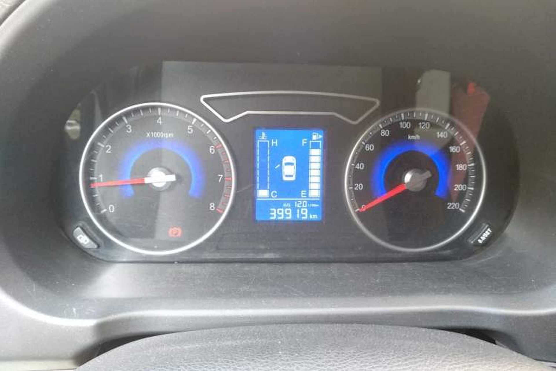 Used FORTHING S500 2016 1.5L Manual Comfort Model Odometer Close Up