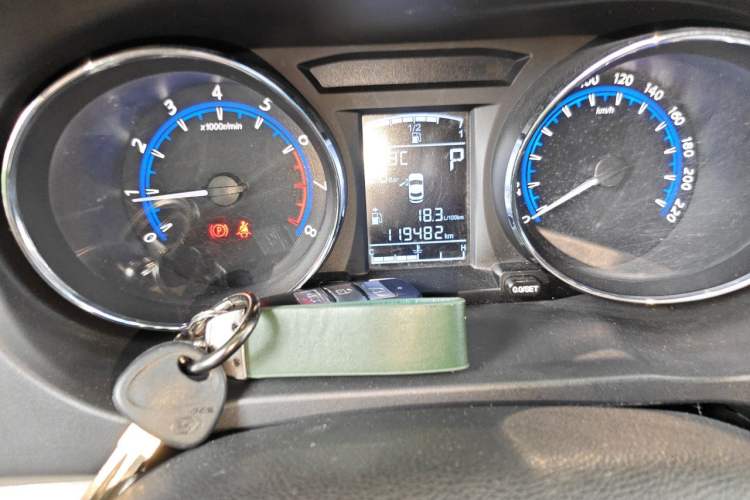 Used FORTHING S500 2016 1.6L CVT Luxury Edition Odometer Close Up