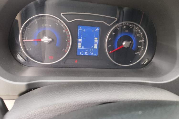 Used FORTHING S500 2016 1.5L Manual Comfort Model Odometer Close Up